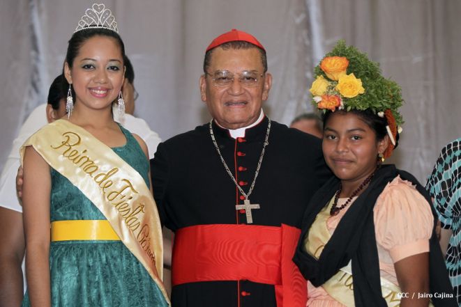 Celebración del Onomástico del Cardenal Miguel en Masaya