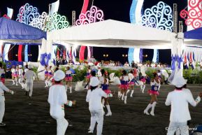 Desfile en saludo a las Fiestas Patrias