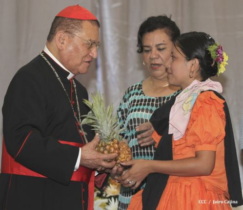 Celebración del Onomástico del Cardenal Miguel en Masaya