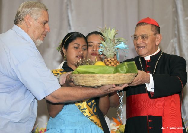 Celebración del Onomástico del Cardenal Miguel en Masaya
