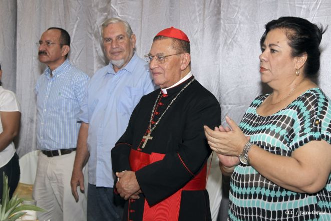 Celebración del Onomástico del Cardenal Miguel en Masaya