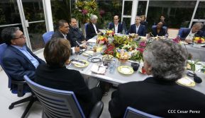 Reunión del Presidente Daniel con Directores del Banco Mundial