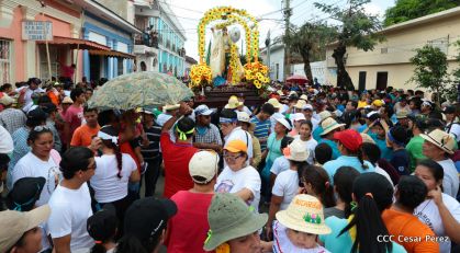 Masaya celebra a su santo patrono