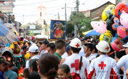 Masaya celebra a su santo patrono