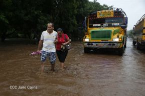 Imágenes de las afectaciones de la Tormenta Tropical Nate en Nicaragua