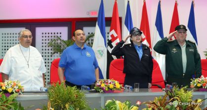 Acto del 38 aniversario del Ministerio de Gobernación