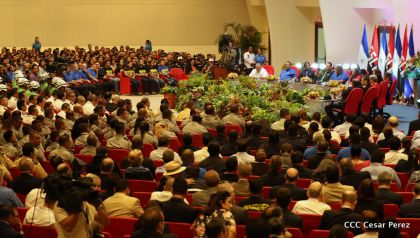 Acto del 38 aniversario del Ministerio de Gobernación