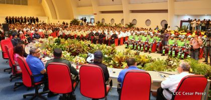 Acto del 38 aniversario del Ministerio de Gobernación