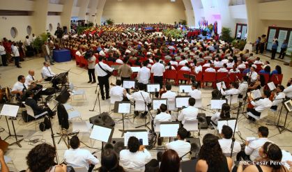 Acto del 38 aniversario del Ministerio de Gobernación