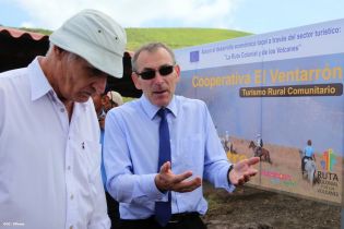 Comisario de Desarrollo UE en visita a Nicaragua