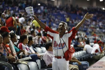 Juego inaugural de la Liga Profesional de Béisbol en nuevo Estado Nacional "Dennis Martínez"