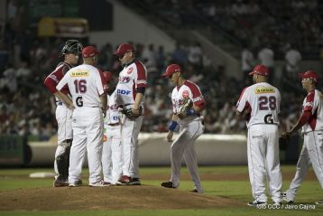 Juego inaugural de la Liga Profesional de Béisbol en nuevo Estado Nacional "Dennis Martínez"