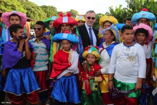 Comisario de Desarrollo UE en visita a Nicaragua