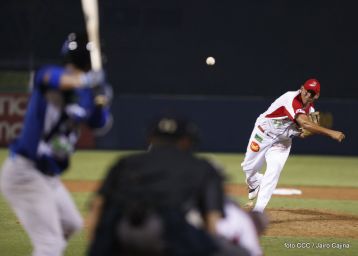 Juego inaugural de la Liga Profesional de Béisbol en nuevo Estado Nacional "Dennis Martínez"