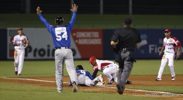 Juego inaugural de la Liga Profesional de Béisbol en nuevo Estado Nacional "Dennis Martínez"