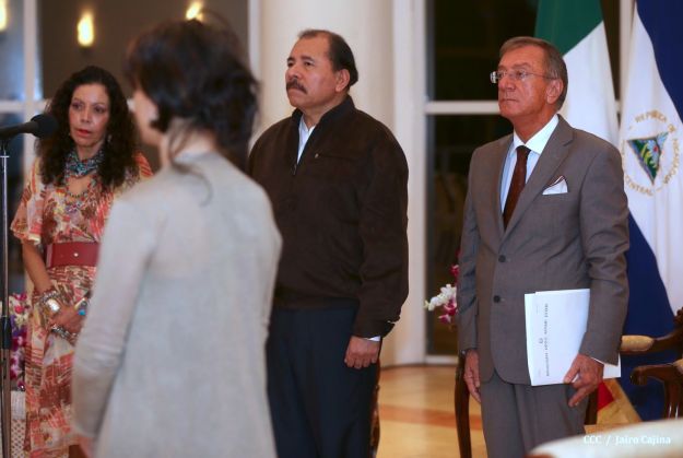 Presidente Daniel recibe Cartas Credenciales de 4 nuevos Embajadores