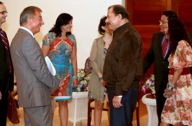 Presidente Daniel recibe Cartas Credenciales de 4 nuevos Embajadores