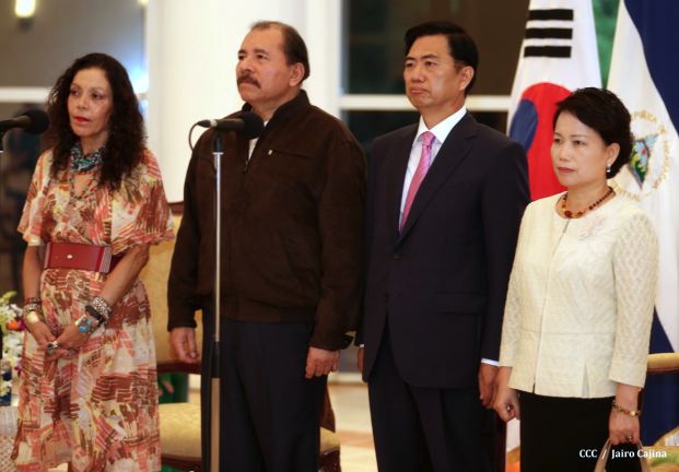 Presidente Daniel recibe Cartas Credenciales de 4 nuevos Embajadores