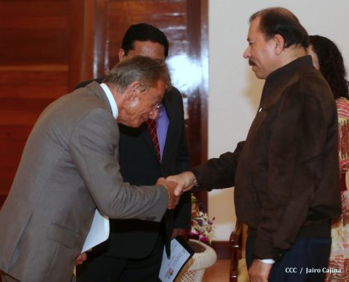 Presidente Daniel recibe Cartas Credenciales de 4 nuevos Embajadores