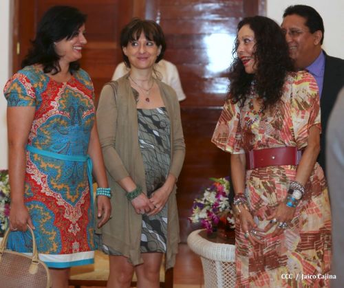 Presidente Daniel recibe Cartas Credenciales de 4 nuevos Embajadores