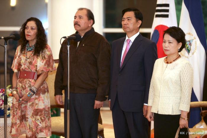 Presidente Daniel recibe Cartas Credenciales de 4 nuevos Embajadores