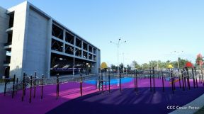 Inauguración del Polideportivo Alexis Argüello