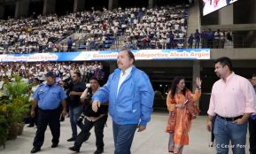 Inauguración del Polideportivo Alexis Argüello