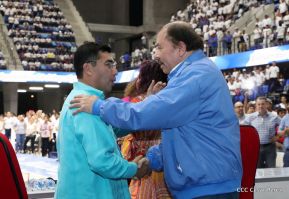 Inauguración del Polideportivo Alexis Argüello