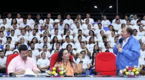 Inauguración del Polideportivo Alexis Argüello