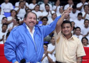 Inauguración del Polideportivo Alexis Argüello