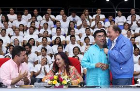 Inauguración del Polideportivo Alexis Argüello
