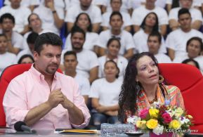 Inauguración del Polideportivo Alexis Argüello