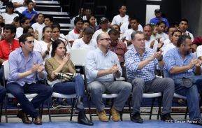 Inauguración del Polideportivo Alexis Argüello