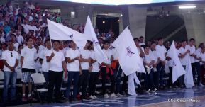 Inauguración del Polideportivo Alexis Argüello