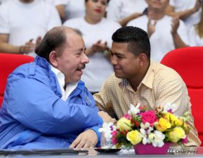 Inauguración del Polideportivo Alexis Argüello