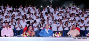 Inauguración del Polideportivo Alexis Argüello