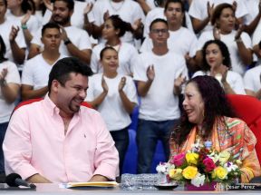 Inauguración del Polideportivo Alexis Argüello
