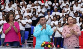 Inauguración del Polideportivo Alexis Argüello