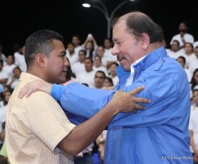 Inauguración del Polideportivo Alexis Argüello