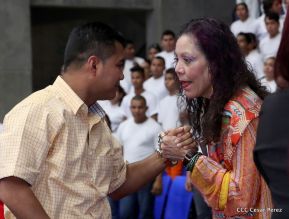 Inauguración del Polideportivo Alexis Argüello