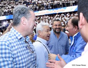 Inauguración del Polideportivo Alexis Argüello