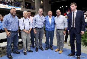 Inauguración del Polideportivo Alexis Argüello