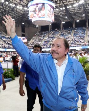 Inauguración del Polideportivo Alexis Argüello