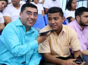 Inauguración del Polideportivo Alexis Argüello