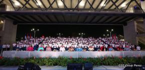 Inauguración del Polideportivo Alexis Argüello