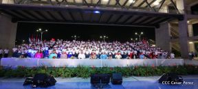 Inauguración del Polideportivo Alexis Argüello