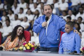 Inauguración del Polideportivo Alexis Argüello