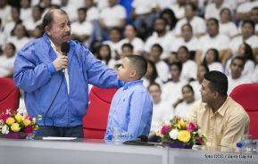 Inauguración del Polideportivo Alexis Argüello