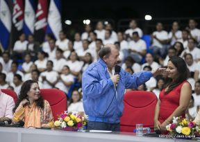 Inauguración del Polideportivo Alexis Argüello