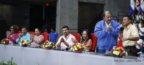 Inauguración del Polideportivo Alexis Argüello